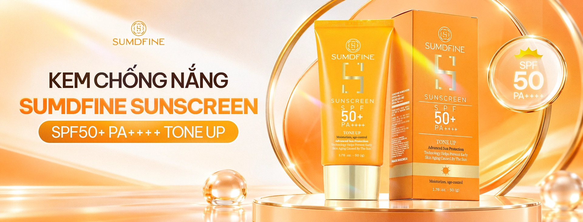 Sumdfine Sunscreen SPF 50+ PA++++