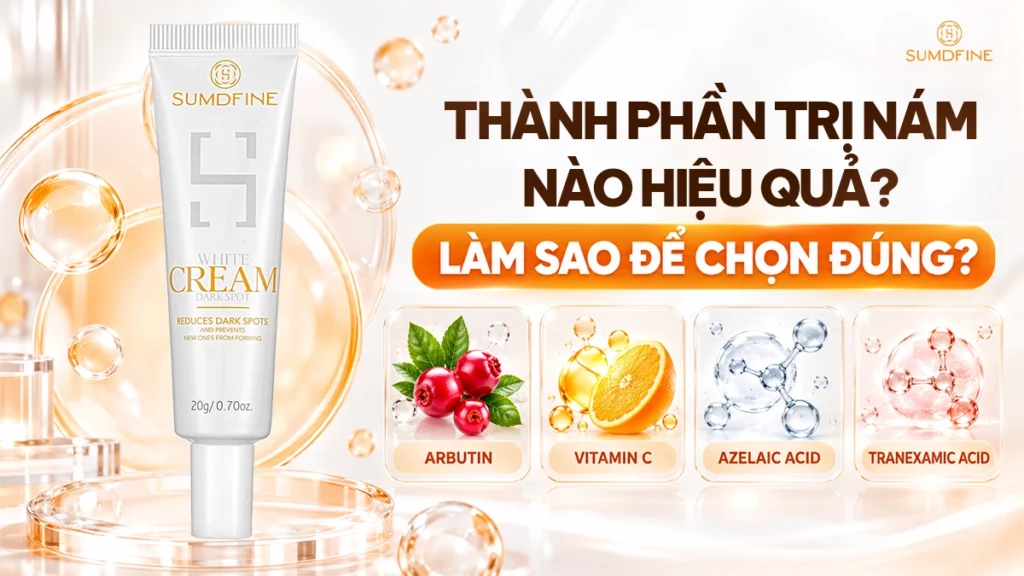 Thành phần trị nám: 10 hoạt chất hiệu quả và cách chọn đúng theo loại da 1 Thành phần trị nám hiệu quả